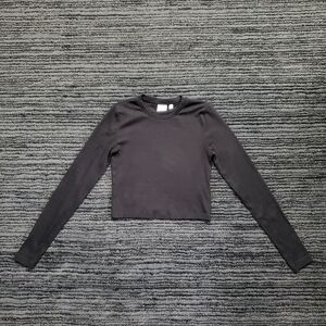 Aritzia Black Long Sleeve Top